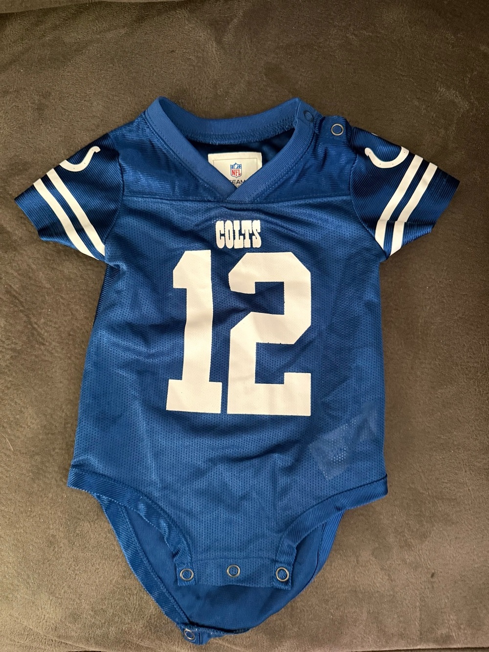 NFL Indianapolis Colts Infant Jersey Bodysuit - Size 6-9 Months